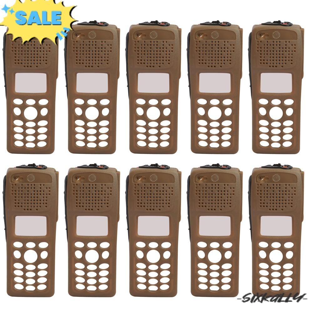 10x Brown Front Housing Case Cover for XTS2500 Model 3 Radio with Keypad