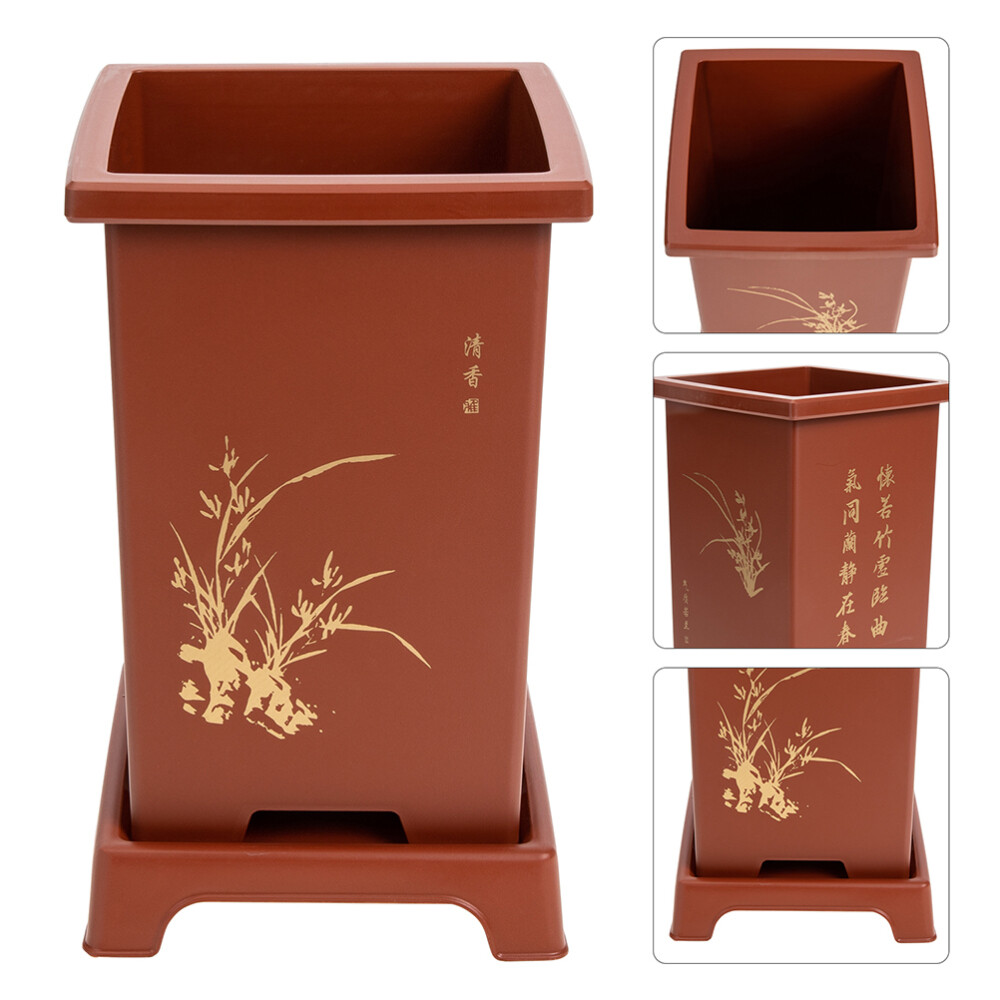 2 Sets Orchid Pot Plant Pots Indoor Succulent Planters Flower