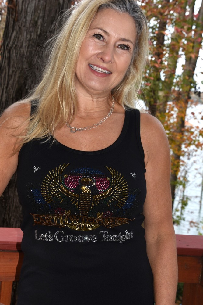 Earth Wind and Fire rhinestone shirt S M L XL XXL 1X 2X 3X 4X 5X Let's Groove