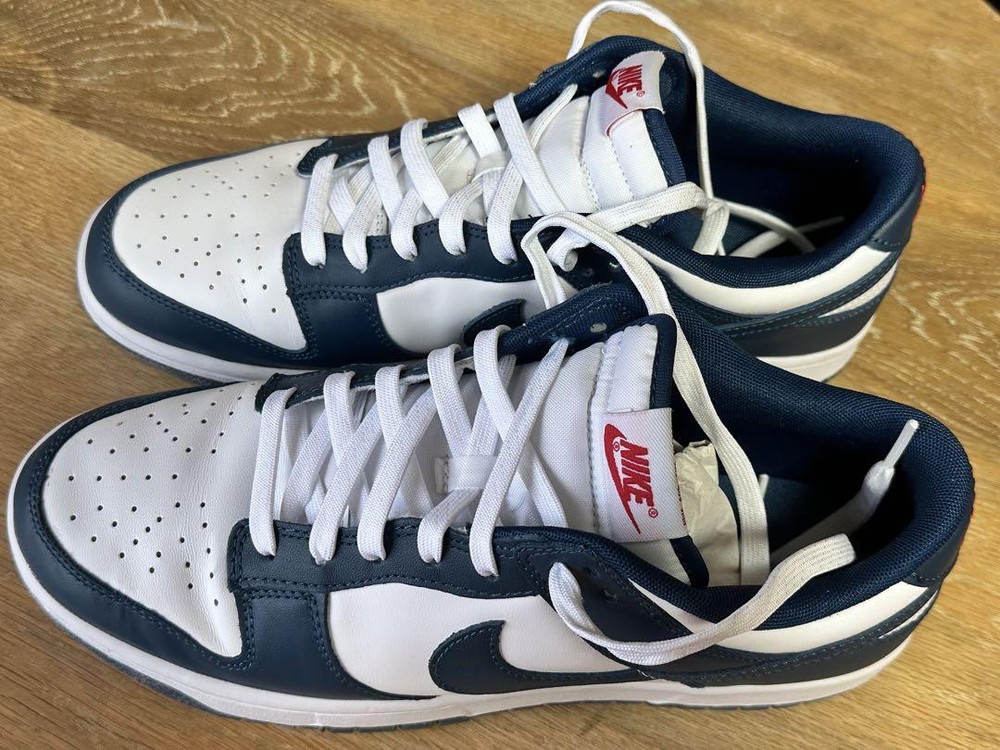 Nike Dunk Low Valerian Blue White Navy DD1391-400 USA University Red Men US 10.5