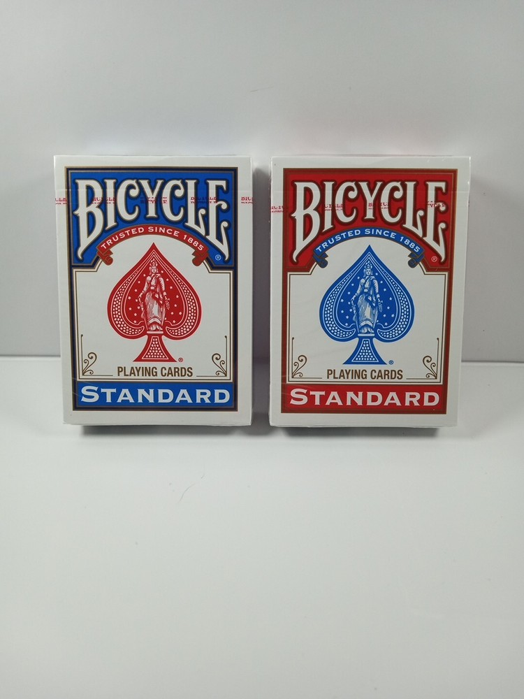 Classic Bicycle Playing Cards, Standard Decks (Both Red & Blue), Sealed, Gift