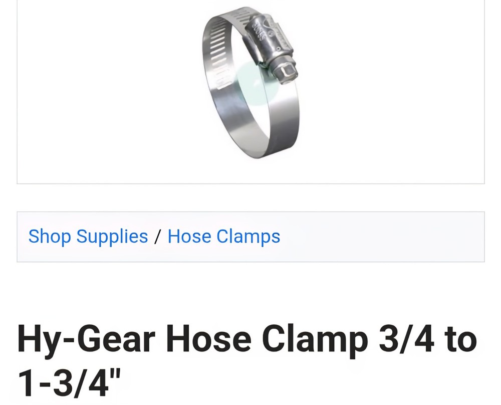 Ideal 6720-1 Stainless Steel Clamps for 3/4-1 1/8
