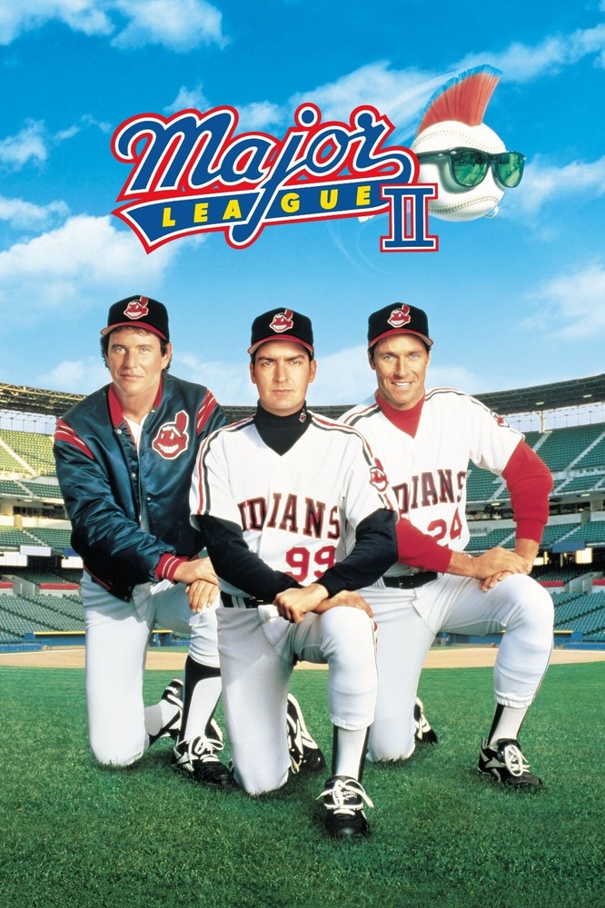 1994 Major League II Movie Poster 11x17 Charlie Sheen as Wild Thing Vaughn Baseball Film Memorabilia ⚾🍿