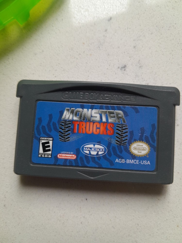 Monster Trucks (Nintendo Game Boy Advance, 2004) Authentic Tested Video Game