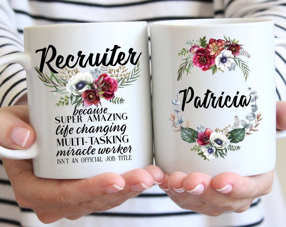 Personalized Recruiter Gift For Women L Thank You Appreciation Birthday