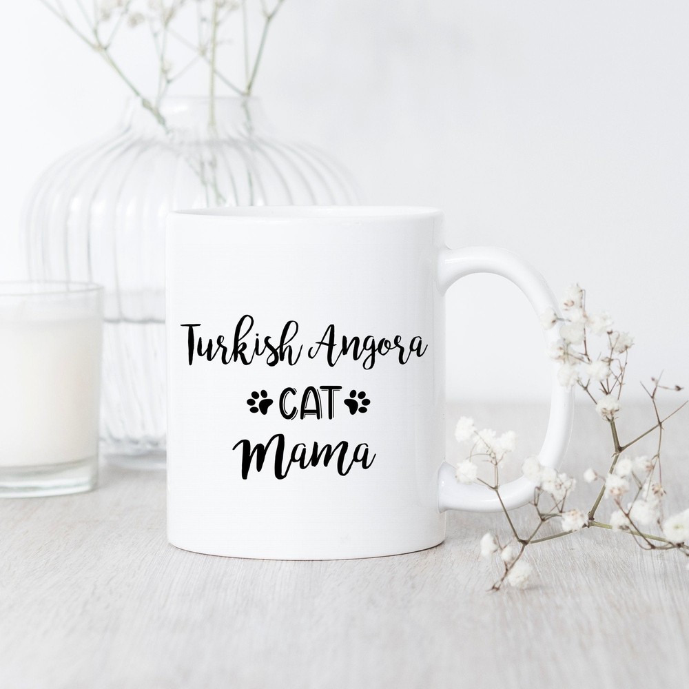 Turkish Angora Cat Mama Mug Angora Cat Mug Angora Cat Gift Turkish Angora Lover