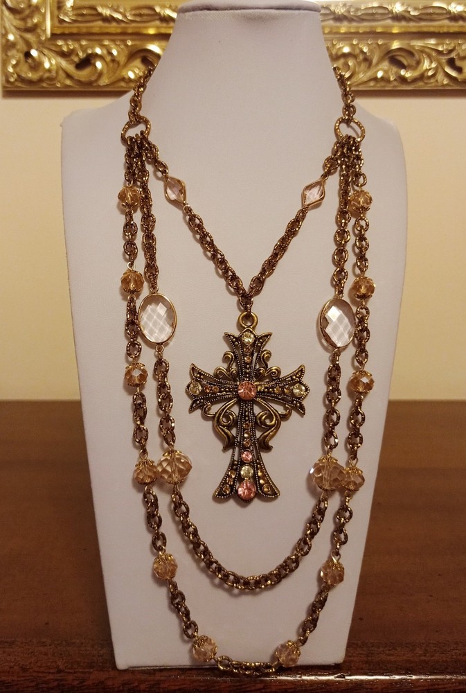 Retro Style Jewelry Cross Necklace