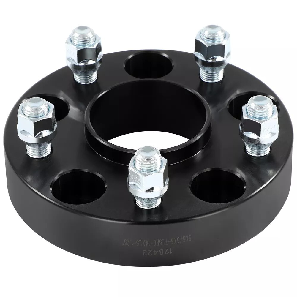 4-Piece 1.25” Hubcentric Wheel Spacers 5x5 Fit 2011-2023 Jeep Grand Cherokee 14x1.5 Thread