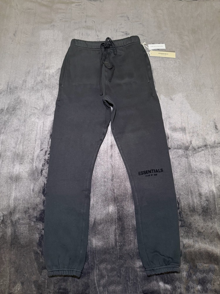 Brand New Essentials Black Sweatpants with Tag ✅