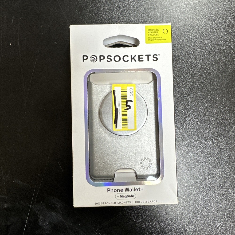 PopSockets Plant Leather with PopGrip Cell Phone Grip and Stand w/magsafe *New