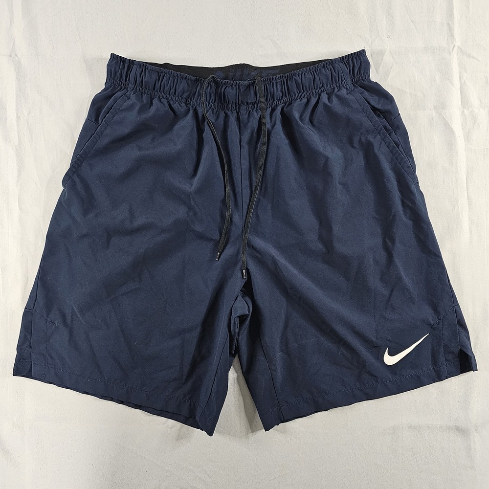 Nike Shorts Mens L Blue Dri-Fit Athletic Running Training Wear Sportswear READ⬇