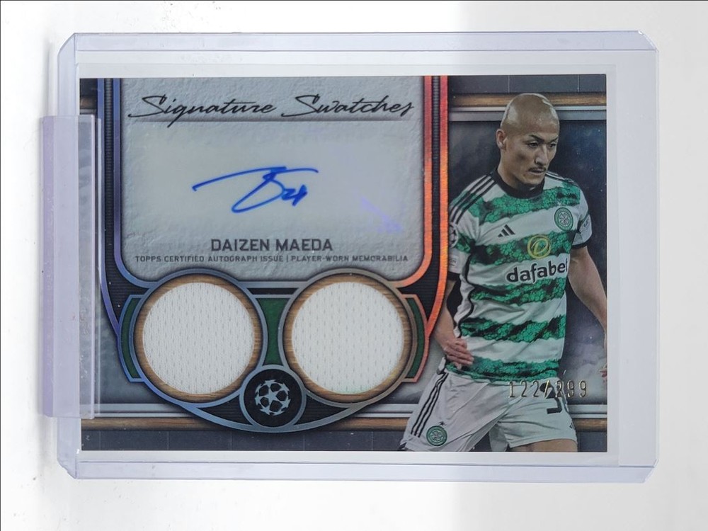 DAIZEN MAEDA 2023 TOPPS MUSEUM SIGNATURE SWATCHES PATCH AUTO /299 Q2723