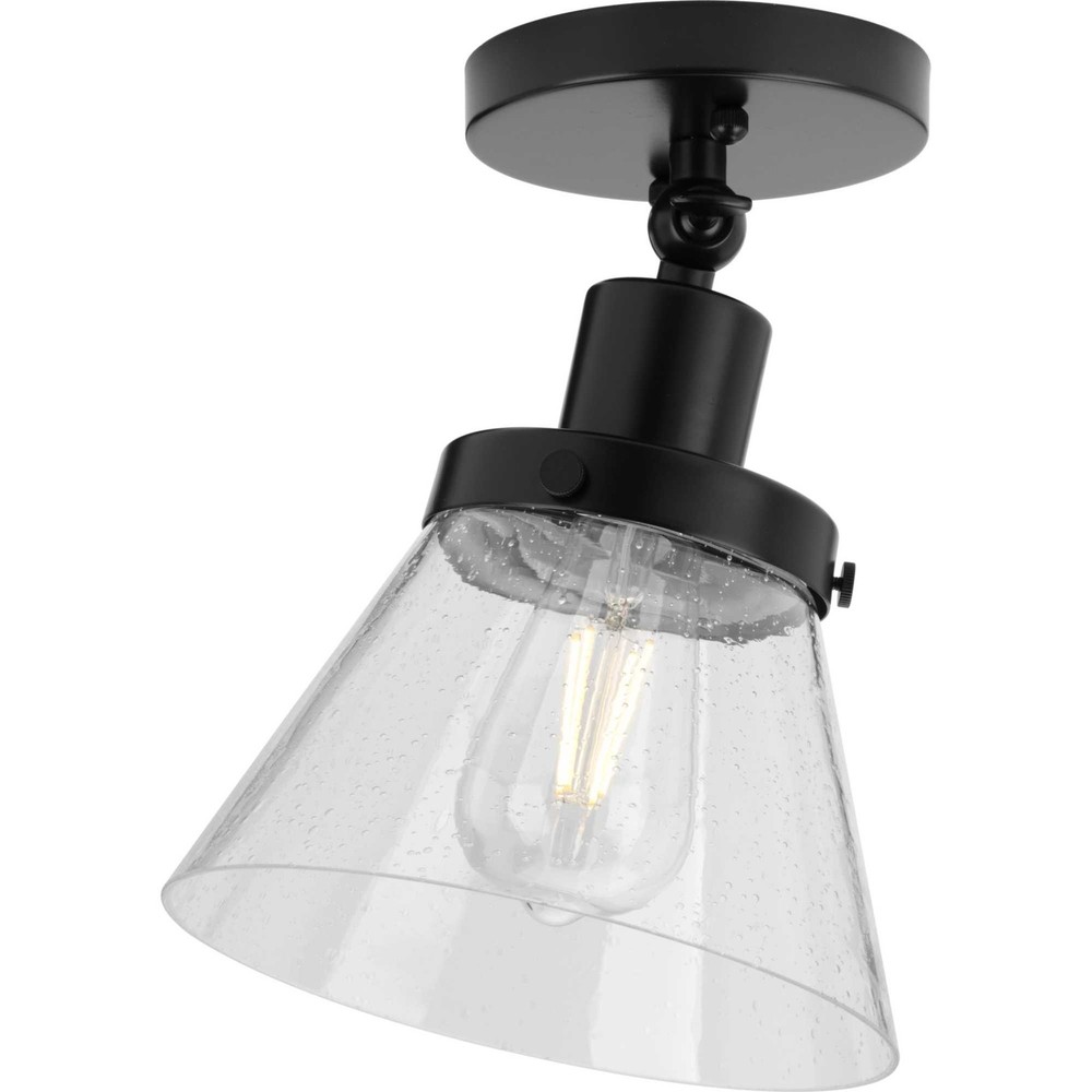 Progress Lighting P350198 Hinton 8-inch Adjustable Black Ceiling Fixture