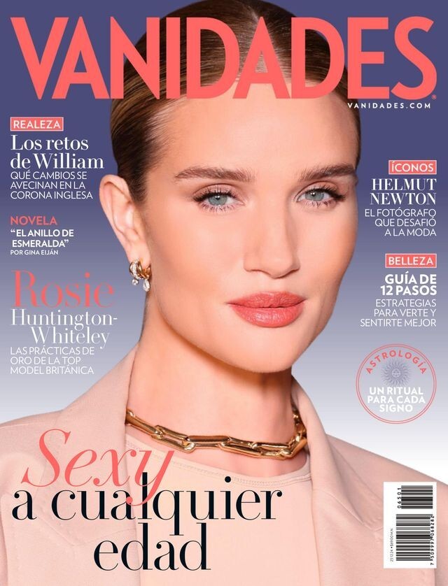 JANUARY 2025 ROSIE HUNTINGTON WHITELEY VANIDADES Mexican Magazine In Spanish