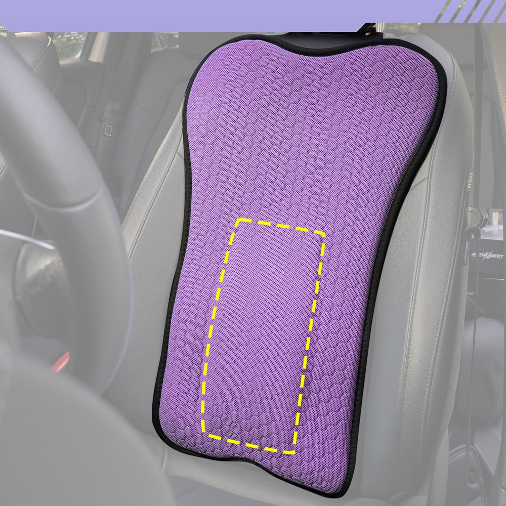 Gel Honeycomb Comfort Back Waist Cushion Lumbar Support Pillow For Pain Relief