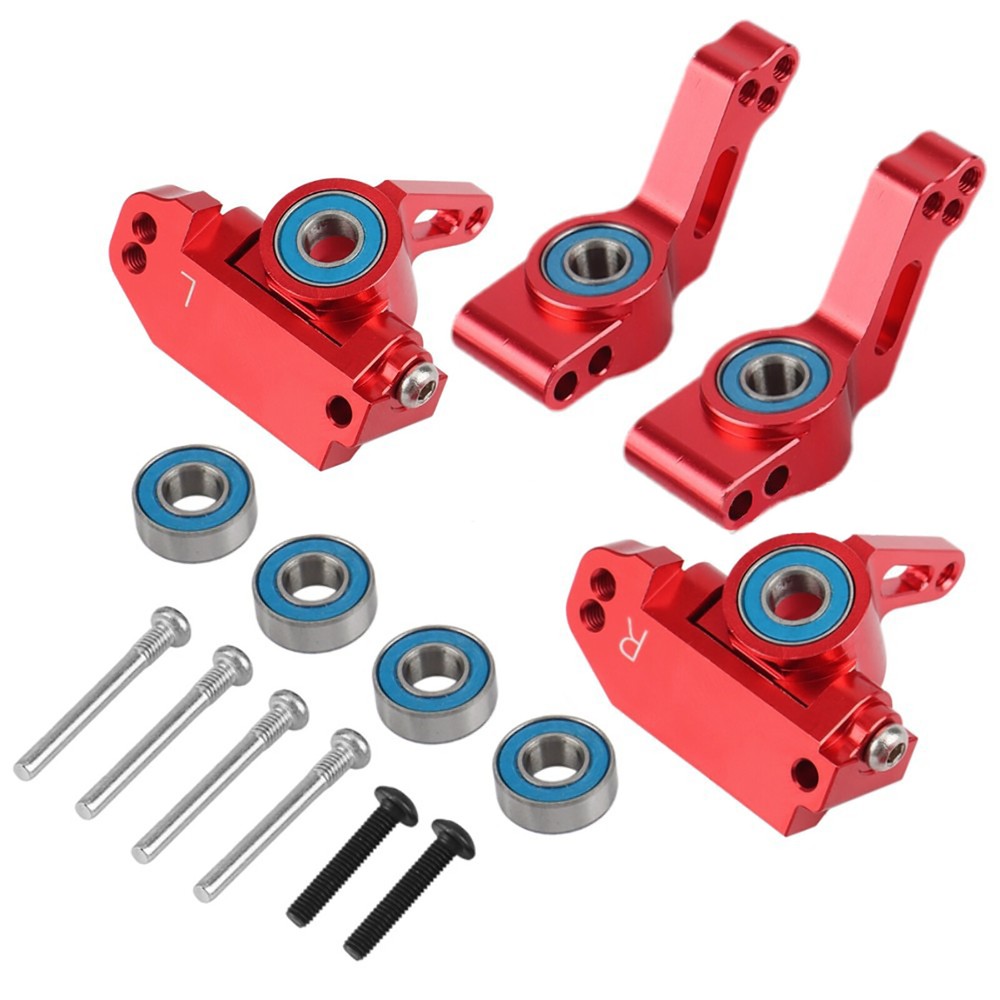 Metal Front Steering Rear Axle C-Hub Mount for Traxxas Slash 2WD Upgrade Parts