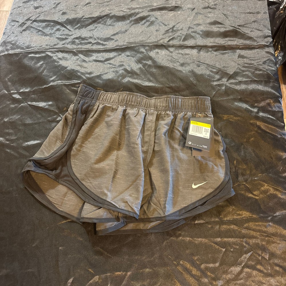 Nike Women's Dri-FIT Tempo Running Shorts - Gray Heather, Size Small