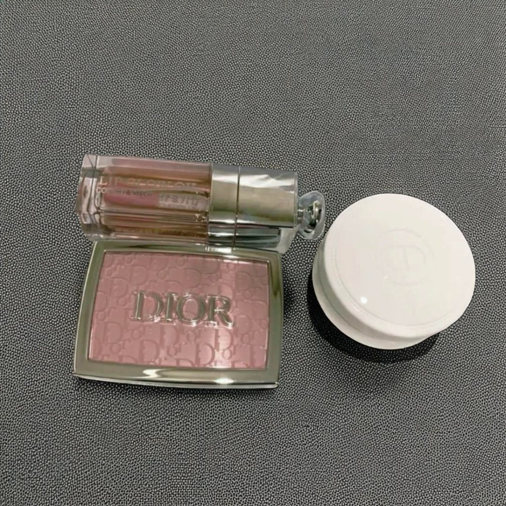 Dior Holiday Set with Lip Glow Oil and Rosy Glow Cream