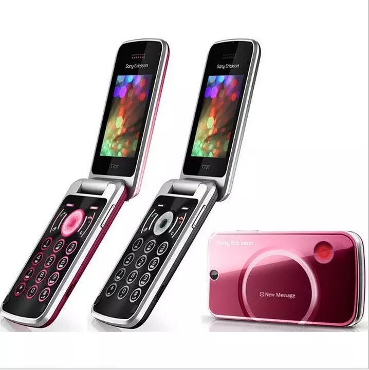 Teléfono Móvil Original Sony Ericsson T707 3G HSDPA 2100 Teléfono Celular Abatible