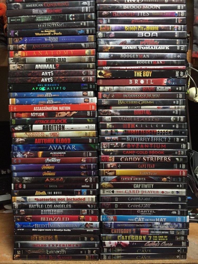 Clearance Sale - HORROR, Sci-Fi, & Fantasy DVDs (A-C) - $3+ - Get 50% discount-image