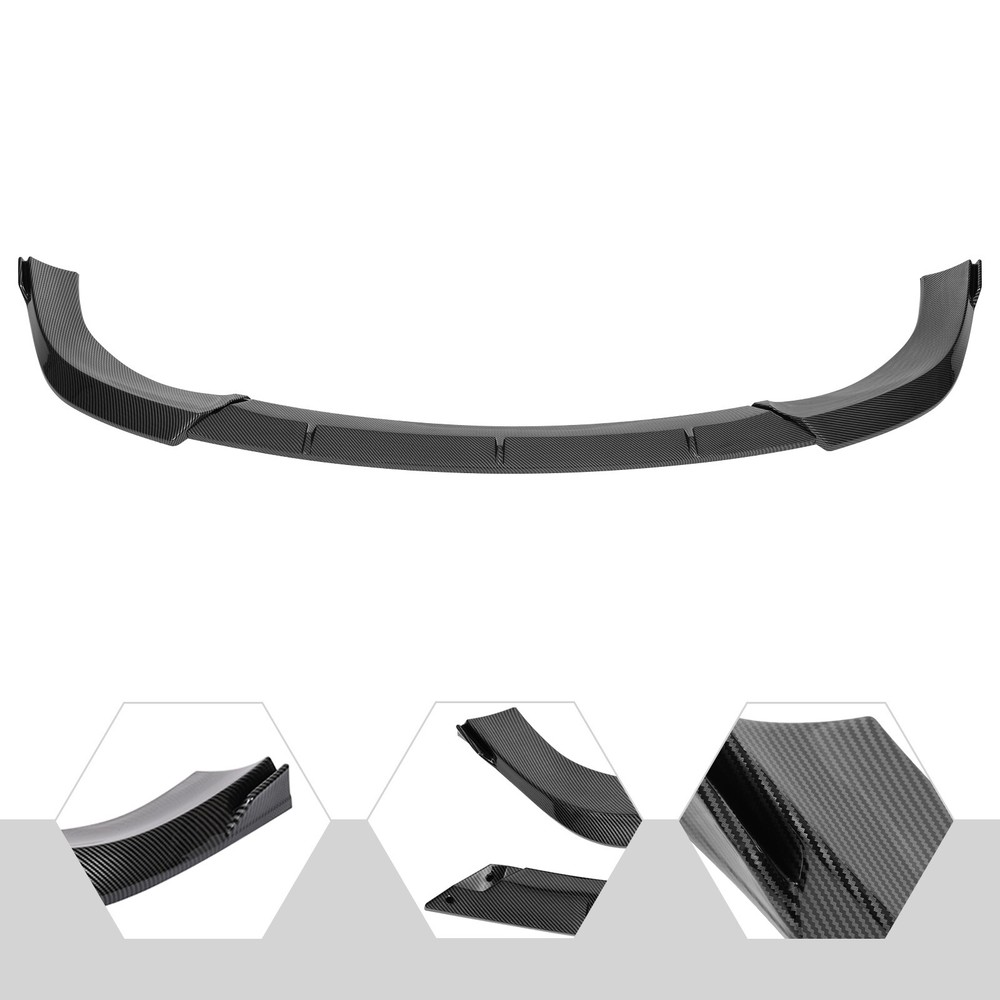 Front Bumper Lip Spoiler Set W/ Screws Fit for 2017-2021 Jeep Grand Cherokee SRT