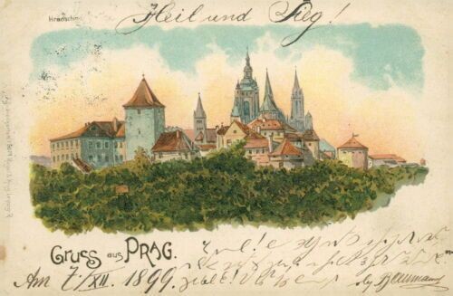 Postcard Prague 1899 Hradcany (No.9159)