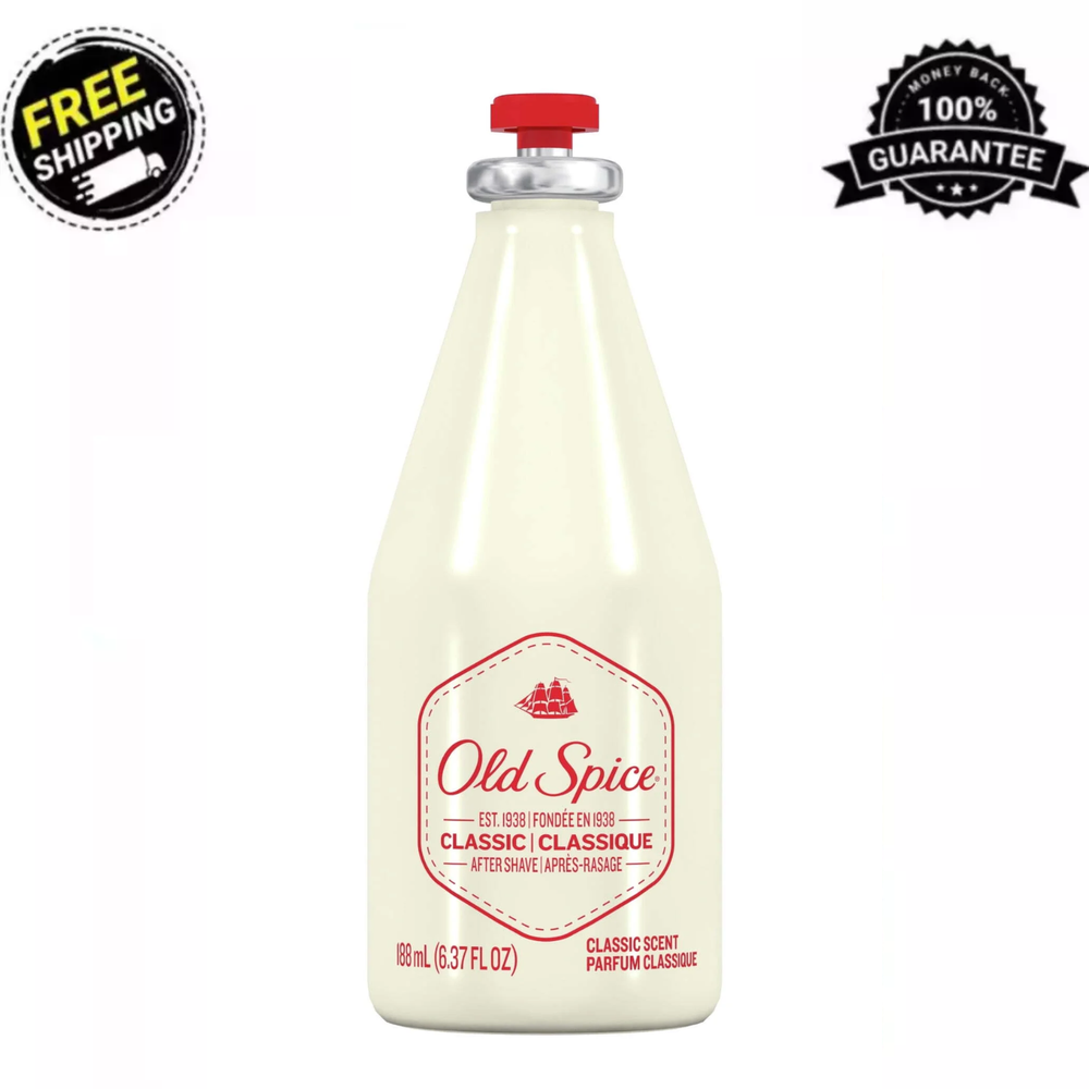 Old Spice Classic Liquid Aftershave for Male, Classic Scent, 6.37 oz, 1 PACK