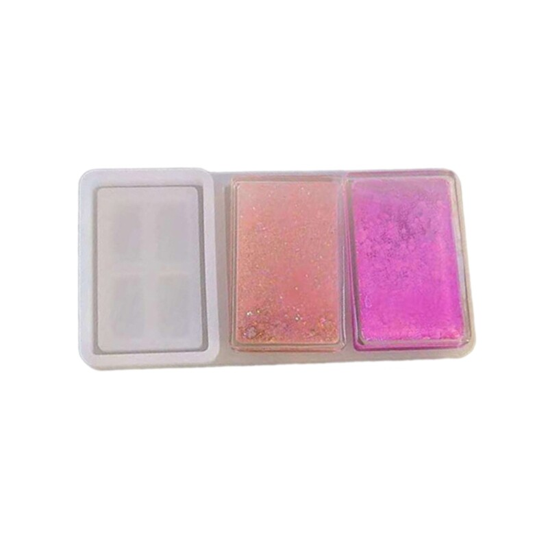Durable Clear Mold Goo Card Brick Silicone Mould for DIY