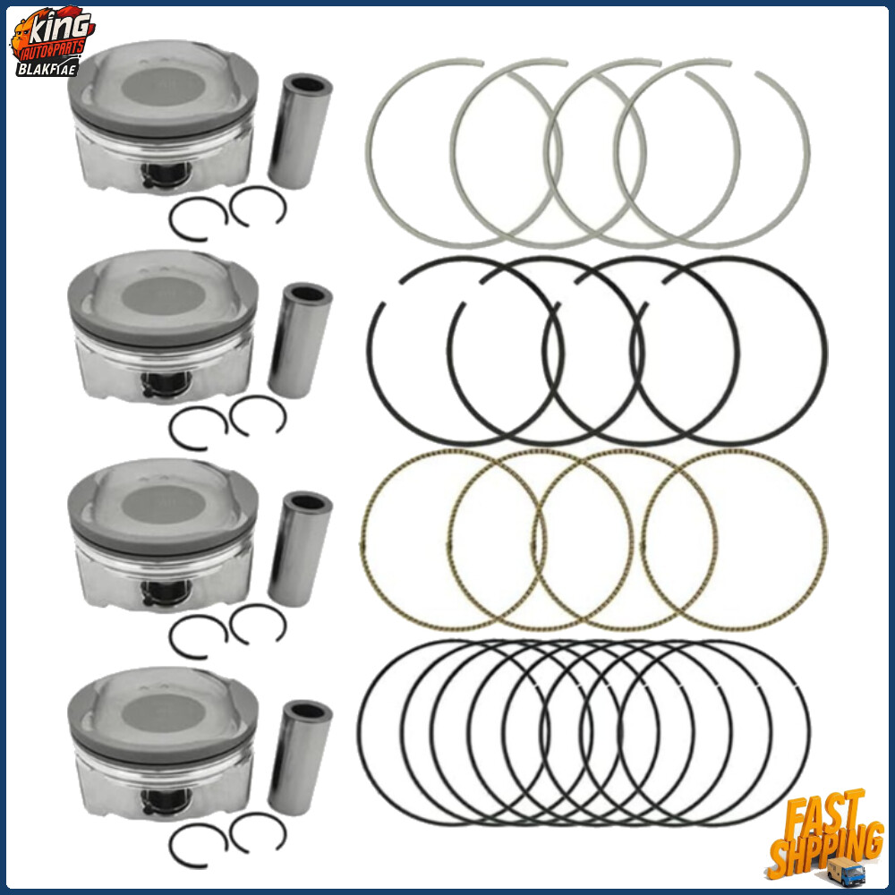 2AZFE 2.4L Pistons & Rings Kit for Toyota Camry RAV4 Scion tC XB 13211-28112-A0