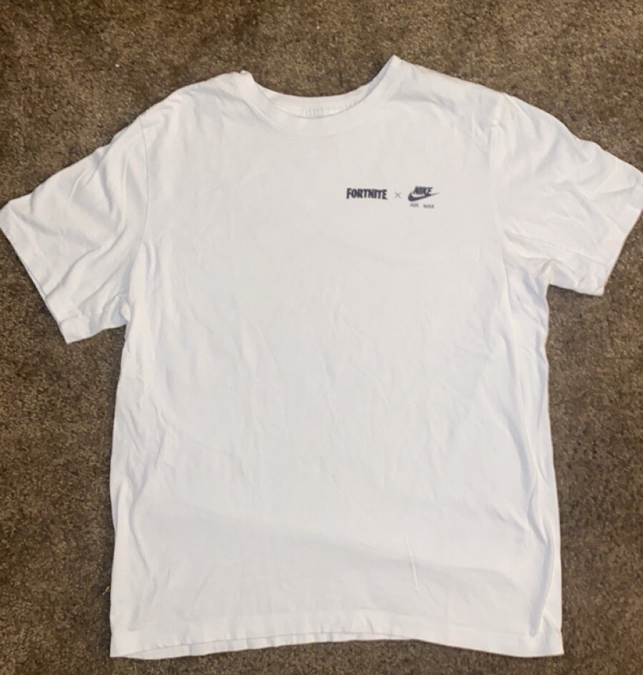 Fortnite Nike Air Max Size Large Collab T Shirt