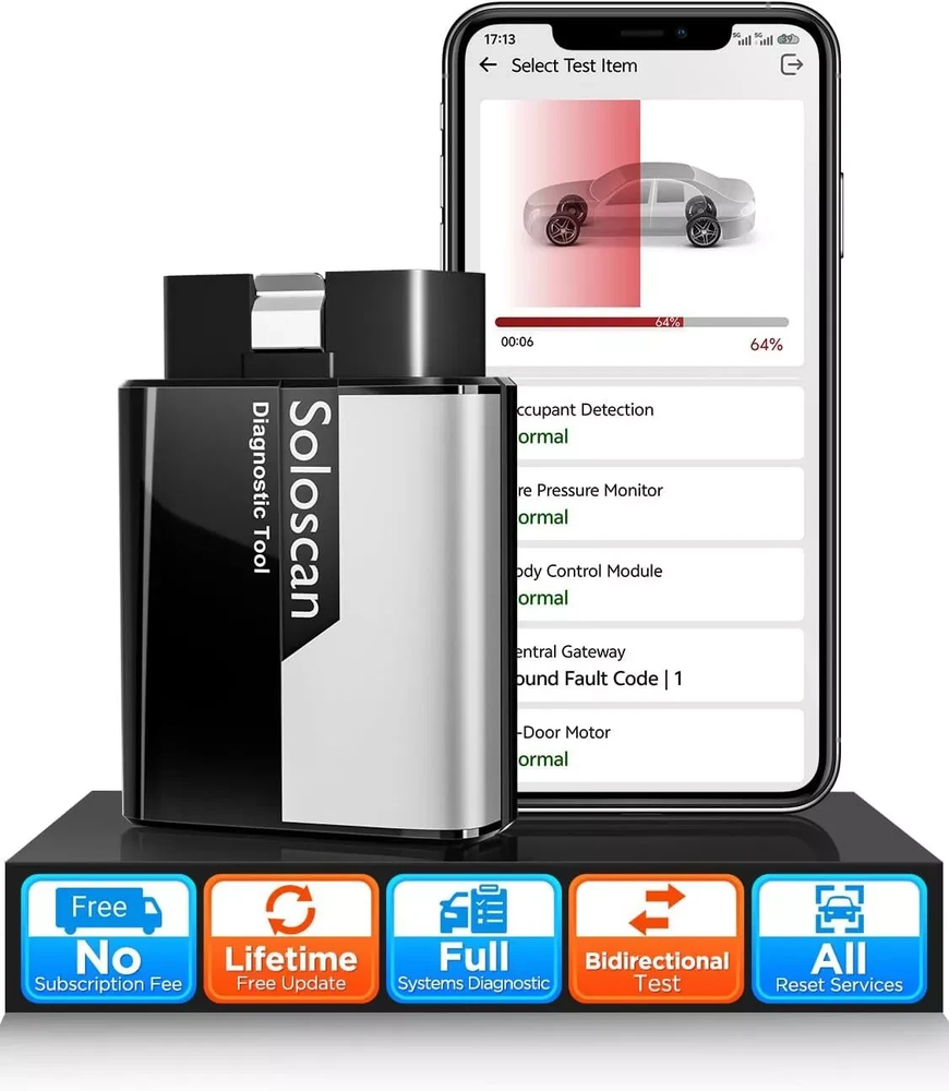 2026 KINGBOLEN SOLOSCAN For GM & Buick OBD2 Car Diagnostic Tool All Free Scanner
