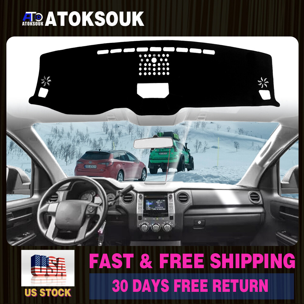 Sun-Proof Dashboard Cover Mat for 2014-21 Toyota Tundra Interior Protection