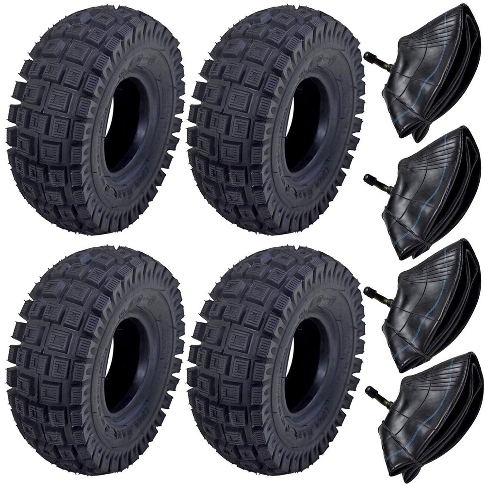 4 set 3.00-4 Tire Tube (260 x 85) 10x3’‘ For Mobility Scooter Go Kart Mini Bike