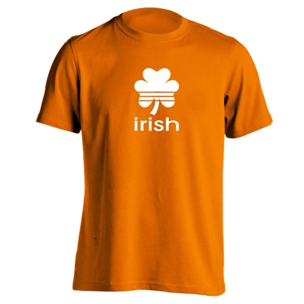 Irish Sports Pride  Ireland  St Patricks Day Orange Basic Men's T-Shirt-image