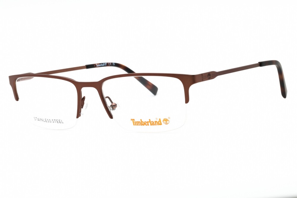 Timberland TB1799 Matte Dark Brown 55mm Authentic Eyeglasses New