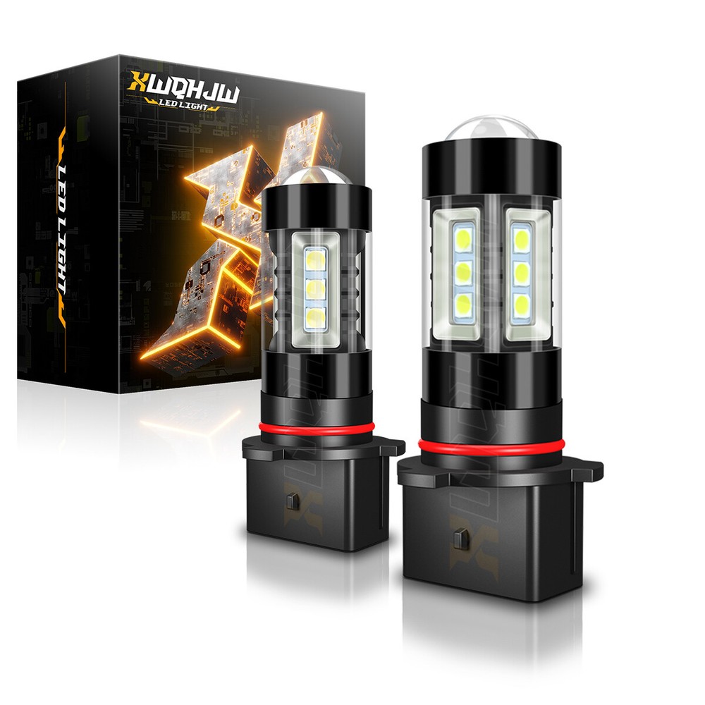 2x PSX26W LED Fog Light Bulbs 6000K White For GMC Yukon 2015-2019 Yukon XL