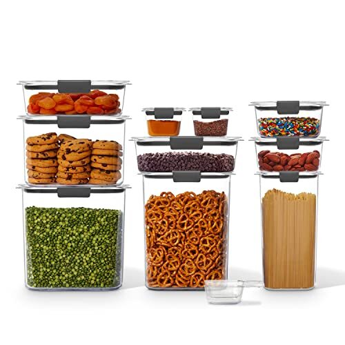 BPA-Free Brilliance Food Storage Containers with Secure Lids