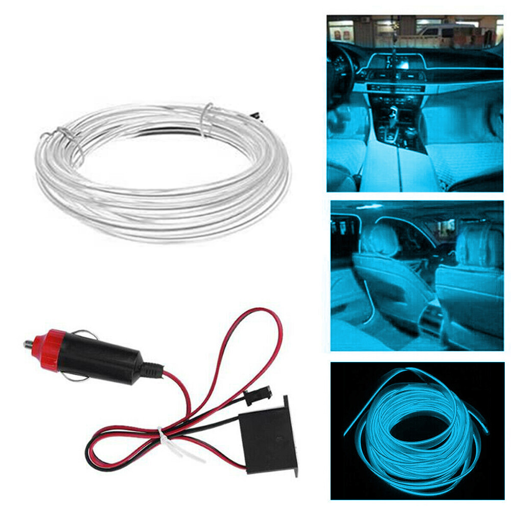 2 Meter 5V Car LED Blue Interior Light Strip for Dashboard Decoration