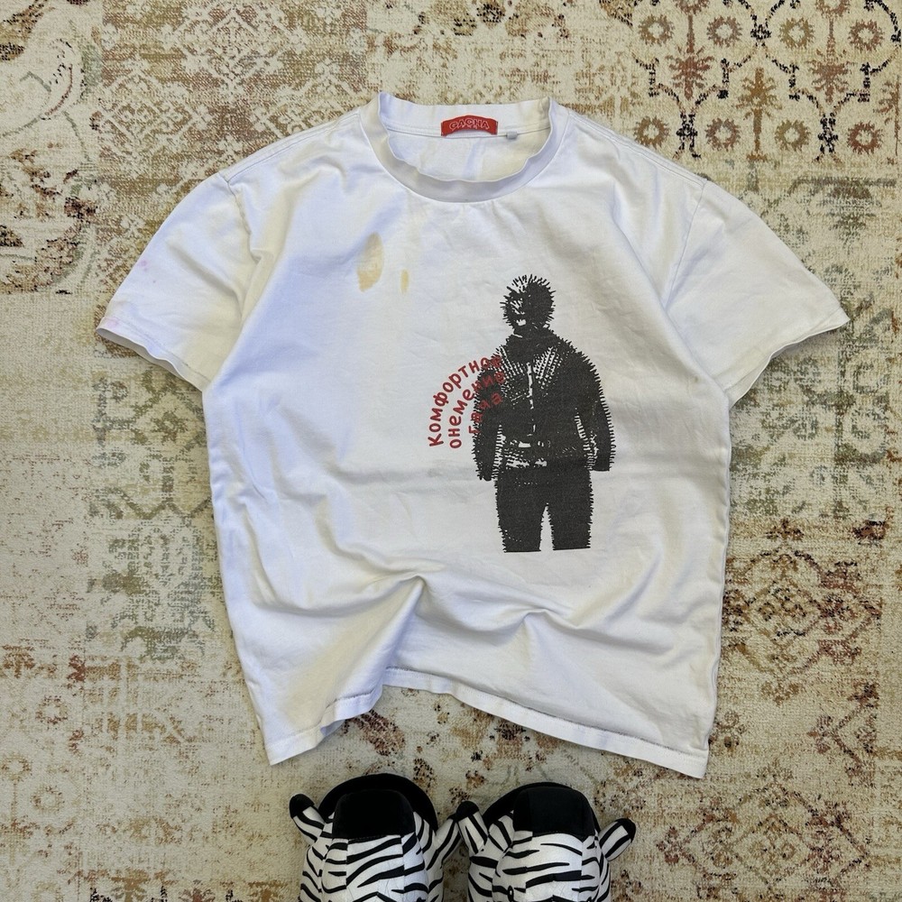 Vintage Gacha T-shirts Y2K Style USA 00s  Big Logo Band Used