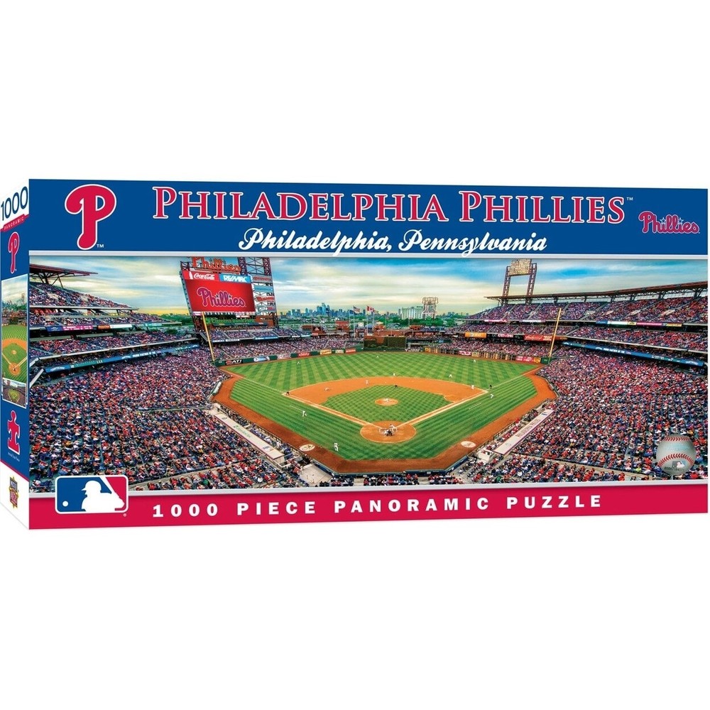 Philadelphia Phillies Panoramic Jigsaw Puzzle 1000 Piece 13X39 Recycled Material