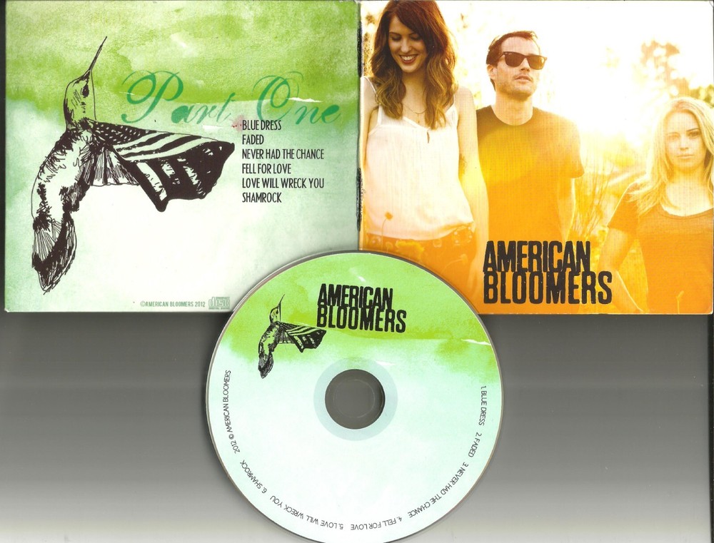 AMERICAN BLOOMERS Part One 6 UNRELEASED LIMITED INDEPENDENT OUT PRINT CD 2012