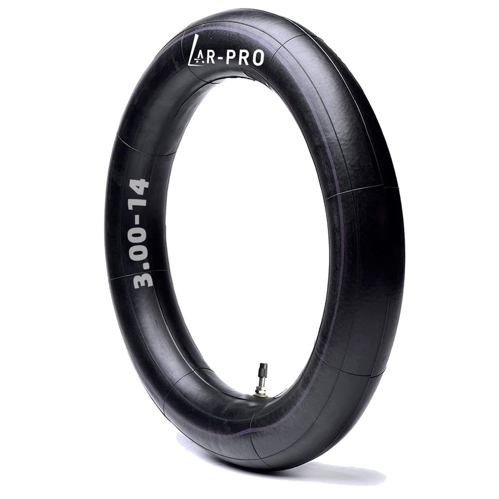 3.00-14 Dirt Bike Inner Tubes with TR4 Straight Valve, Heavy Duty 90/100-14 R...