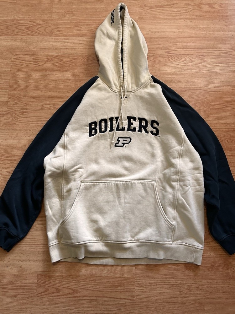 Size L 2000s Nike Team Purdue Center Swoosh Hoodie