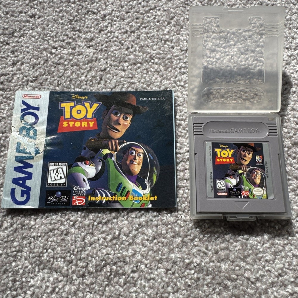 Disney's Toy Story (Nintendo Game Boy, 1996) - Cart & Manual - Authentic Tested