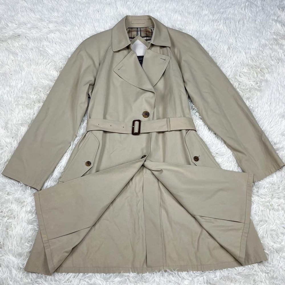 Plus Size Burberry Belted Gabardine Trench Coat Nova Check