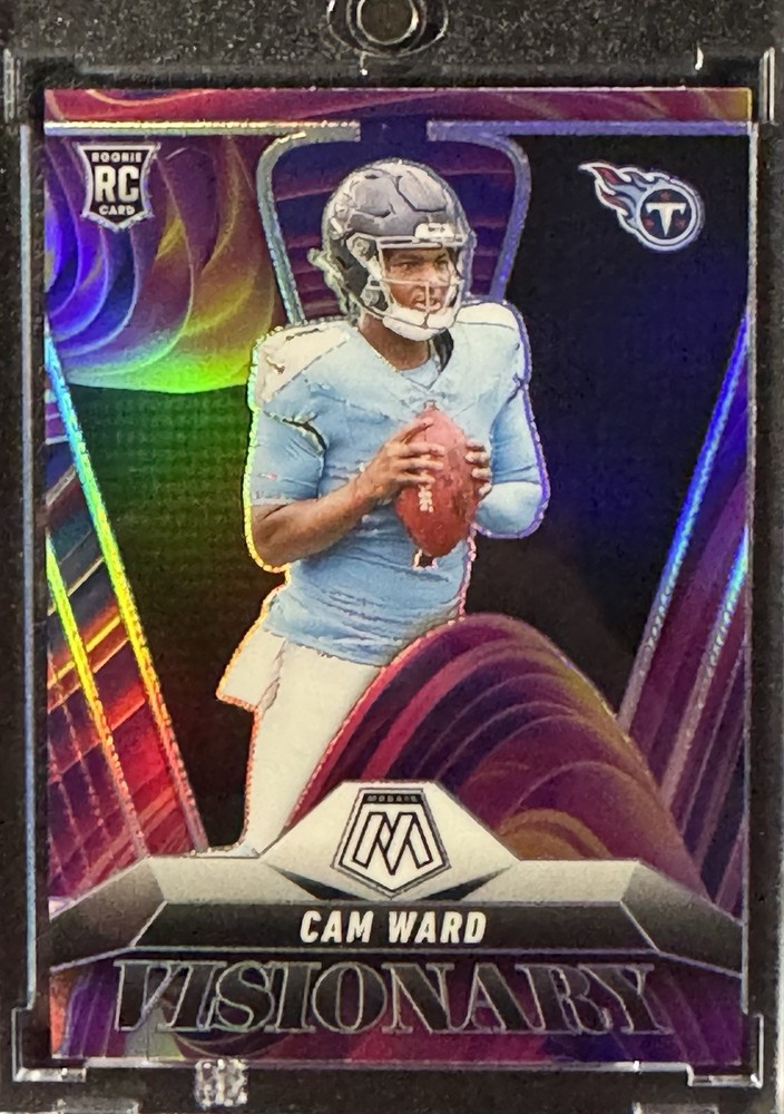 2025 Mosaic Cam Ward Rookie Visionary CASE HIT SSP Titans