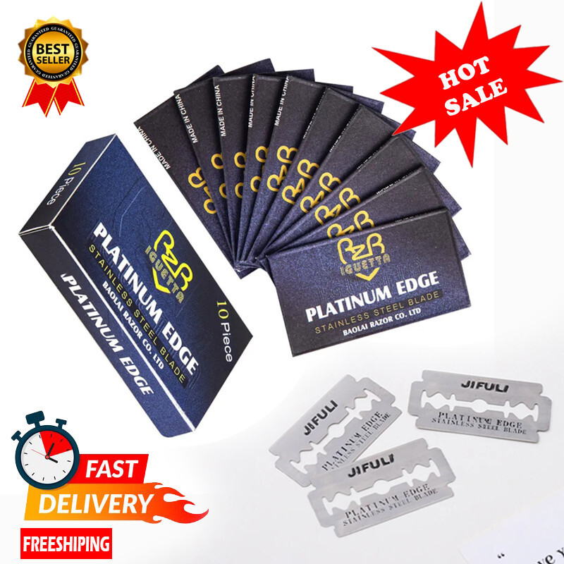 Razor Edge Blades Double Safety 100 Shaving Stainless for Steel Single Blade