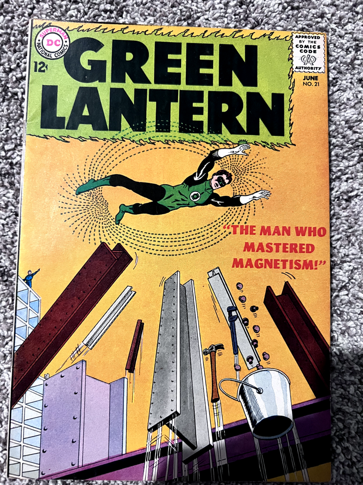 Green Lantern #21 VG/F The Man Who Mastered Magnetism