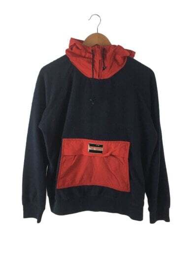 SUPREME  Fleece Pullover Hoodie   Hoodie   S   Polyester   NVY   Pill Logo Pee