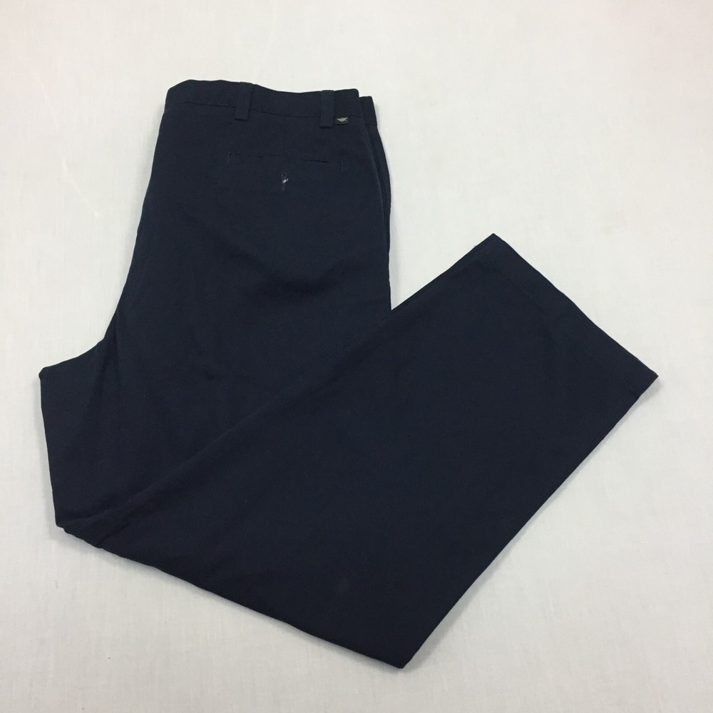 Dockers Chino Trousers Cotton Pants Straight Fit Mens Size 40W 30L Blue